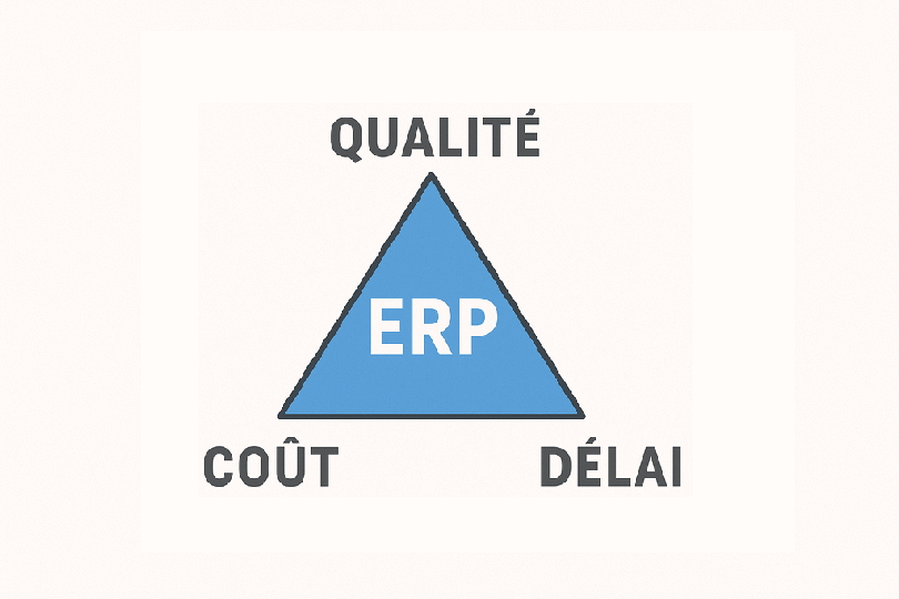 ERP et triangle QCD : l’art d’arbitrer entre qualité, coût et délai